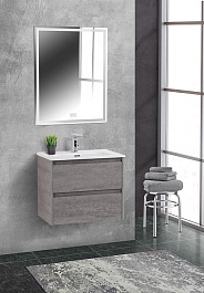 BelBagno Тумба под раковину Kraft 39 70 подвесная Cemento Grigio – фотография-10
