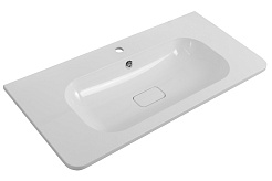 Cezares Тумба с раковиной Relax 100 подвесная bianco lucido – фотография-14