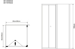 Grossman  Душевой уголок Alba 2 GR-8080 – фотография-7