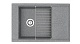 Акватон Кухонная мойка Делия 78 серый – фотография-7