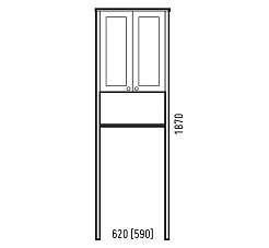 Corozo Шкаф Таормина 60 – фотография-2