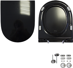 Sanita Luxe Унитаз-компакт Best Color Black 435818 с микролифтом – фотография-7