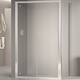 RGW Душевой уголок Passage PA-74 (PA-14 + Z-050-2) 100x110 профиль хром стекло прозрачное