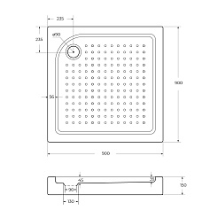 BelBagno Душевой поддон Tray 90/90 TRAY-BB-A-90-15-W – фотография-6