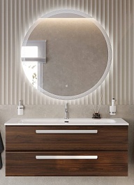 BelBagno Мебель для ванной Eco Cer-N 120 орех шоколад софт CZR-8073-120 ручки сатин – фотография-1