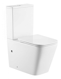 Iberica Blanca Унитаз компакт Toledo Alto с сиденьем микролифт – фотография-1