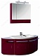 Aquanet Тумба приставная "Римини" L бордо – фотография-5