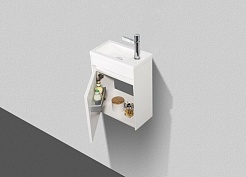 BelBagno Тумба с раковиной PIETRA MINI 400 L Bianco Lucido – фотография-6