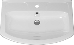 Misty Тумба с раковиной Изео 70 белая – фотография-5