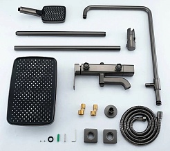 Gappo Смеситель для вынны G18 G2418-29 оружейная сталь – фотография-4