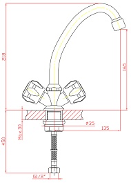 Zollen Смеситель Wolfsburg WO75420431 – фотография-3