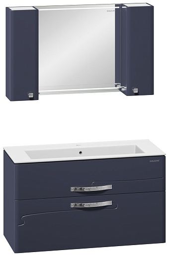  Тумба с раковиной Nota 105 серая – картинка-7