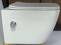 Esbano Унитаз Leon WBN подвесной безободковый с функцией биде белый – фотография-4