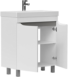 Volna Тумба под раковину Lake 70.2D белая – фотография-2