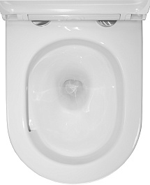 Azario Унитаз подвесной Fora AZ-0017-UQ3 безободковый белый – фотография-11