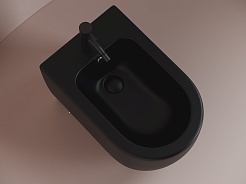 Ceramicanova Напольное биде Metropol CN4005MB чёрный матовый – фотография-2