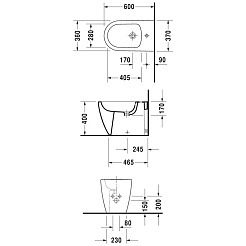 Duravit Биде напольное "ME by Starck" 2289100000 – фотография-2