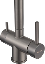 Milacio Смеситель для кухни Ultra MCU.554.GM вороненая сталь – фотография-3