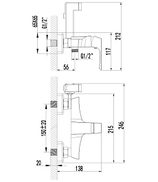 Lemark Гигиенический душ Unit LM4518C со смесителем – фотография-2