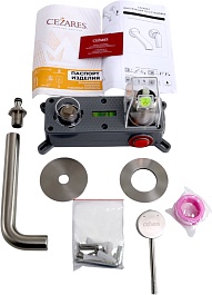 Cezares Смеситель для раковины чаши Relax RELAX-BLI2-1-IN-W0 встраиваемый сатин – фотография-4