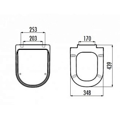 Creavit Сиденье для унитаза KC3631CBM базальт с микролифтом – фотография-2