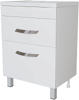 Mixline Тумба с раковиной Марго 60 белая