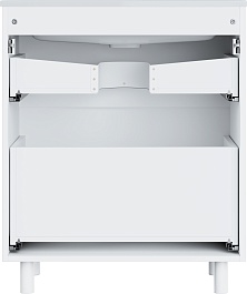 Vivon Тумба с раковиной Ostin 70 напольная белая матовая – фотография-9