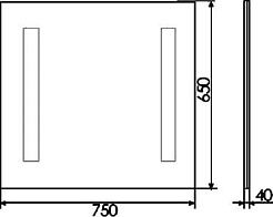 Comforty Зеркало Жасмин 75 – фотография-10