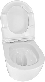 Azario Унитаз подвесной Gloria AZ-2003T безободковый белый – фотография-8