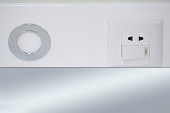 Misty Мебель для ванной Енисей 50 2 ящика белая – фотография-12