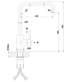 Lemark Смеситель Expert LM5077S для кухонной мойки – фотография-2