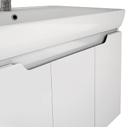 Dreja Мебель для ванной Q (D) 80 подвесная белая – фотография-8