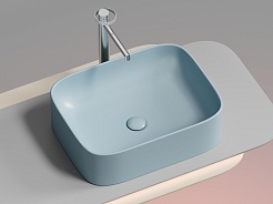 Ceramicanova Мебельная раковина Element 50 CN6052ML голубой матовый – фотография-4