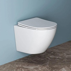 BelBagno Унитаз подвесной Uno BB3105CHR/SC – фотография-7