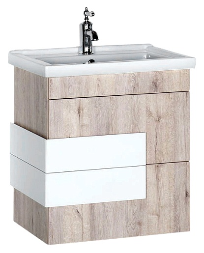 Aquanet Тумба с раковиной "Мадейра 60" дуб кантри – фото-1