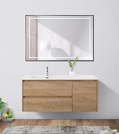 BelBagno Зеркало SPC-KRAFT-1200-800-LED-TCH-WARM-NERO – фотография-9