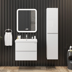 Onika Мебель для ванной Эвада 70 подвесная белая – фотография-2