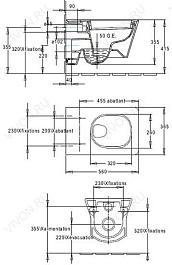 Jacob Delafon Унитаз приставной Reve E4813 – фотография-3