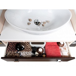 Водолей Мебель для ванной "Сильвия S-40 75" дуб/венге – фотография-5