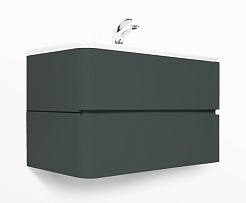 Am.Pm Мебель для ванной Sensation 80 R антрацит, глянцевая – фотография-10