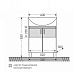 СанТа Тумба с раковиной Дублин 60 – картинка-6
