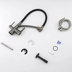 Gappo Смеситель для кухни G4398-19 оружейная сталь – фотография-2