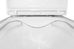 Azario Унитаз-компакт Varo AZ-2171 безободковый с бачком с сиденьем микролифт белый – фотография-14