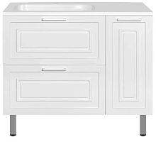 Style Line Тумба с раковиной Альба 90 L напольная