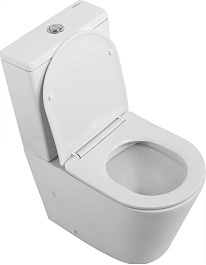 BelBagno Чаша унитаза Flay-r BB2149CPR/SC с сиденьем – фотография-4