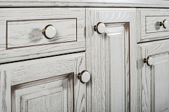 ASB-Woodline Тумба с раковиной Верона 75 бежевая патина, массив ясеня – фотография-12