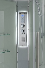 Avacan Душевая кабина 100/100 EM5010LEDT прозрачная – фотография-15