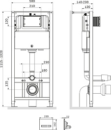 Am.Pm Инсталляция для унитазов Pro I012704.50A38 – фотография-3
