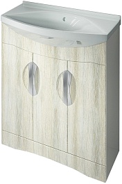 Какса-а Тумба с раковиной Каприз 75 дуб – фотография-1