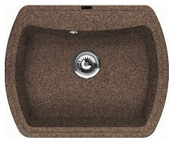 Florentina Мойка гранитная Нире 630 коричневый – фотография-1